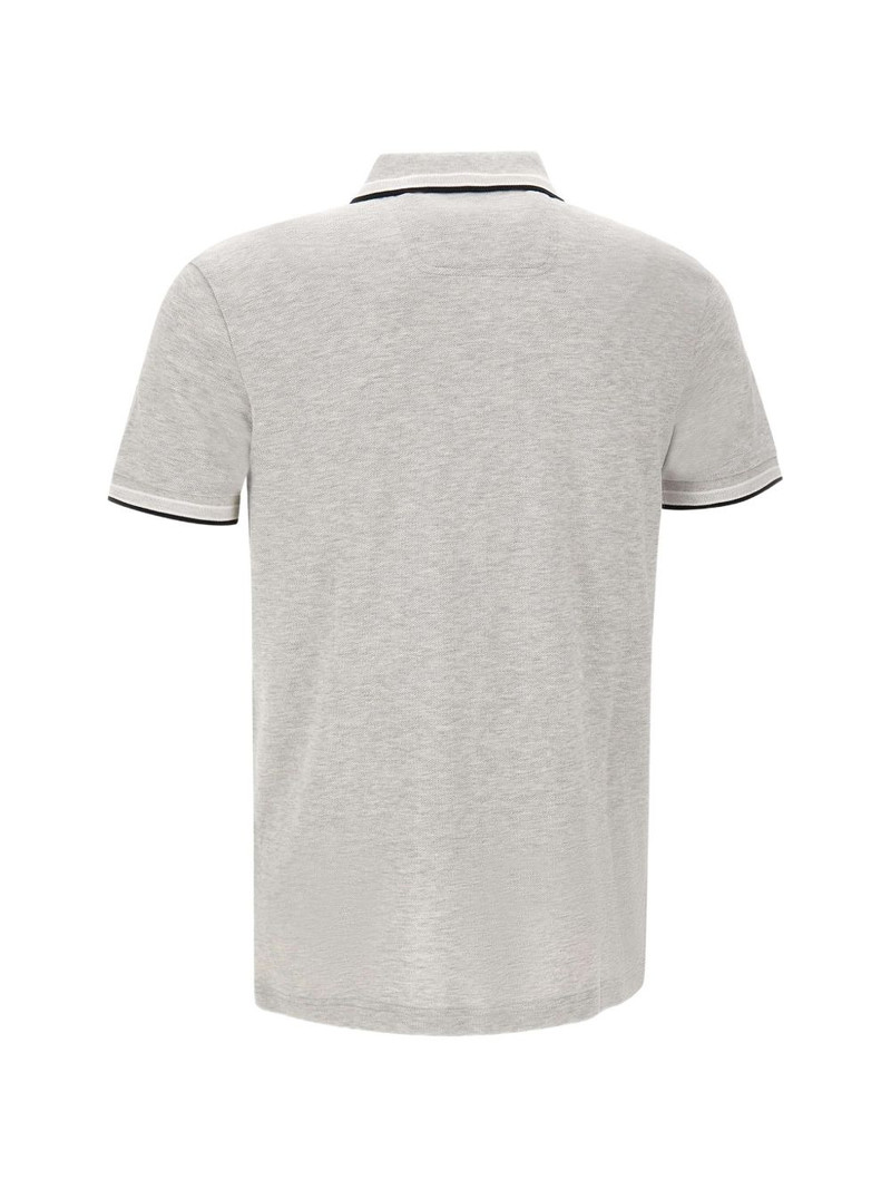 striped-trim pique polo shirt 3