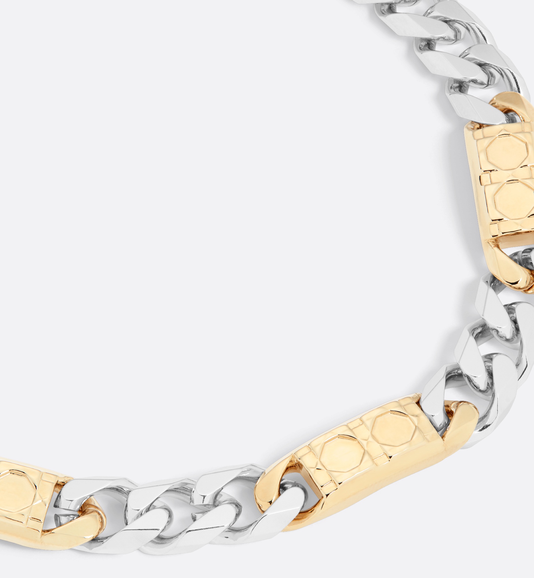 Dior Cannage Chain Link Bracelet | REVERSIBLE
