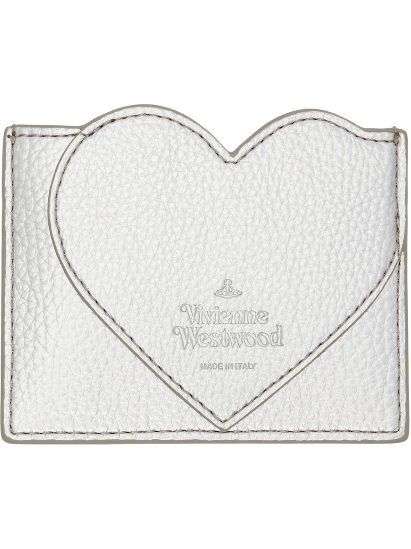 Vivienne Westwood Silver Heart Card Holder outlook