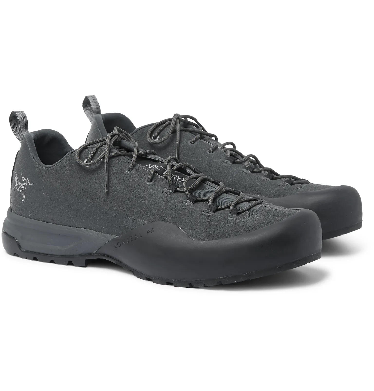 Konseal AR Rubber-Trimmed Nubuck Hiking Sneakers - 4