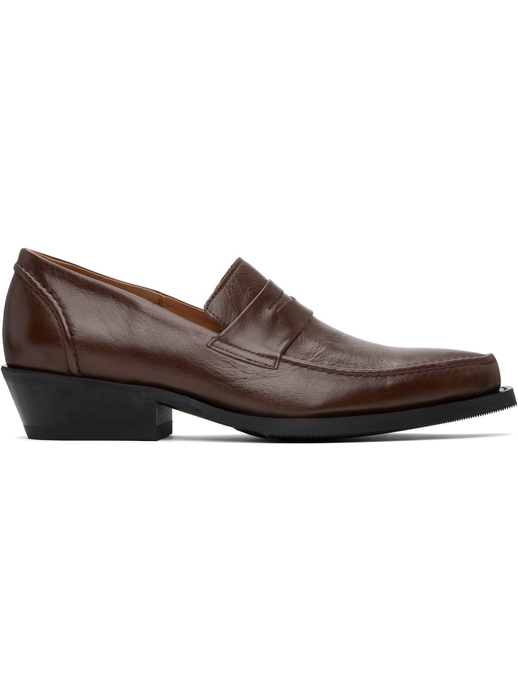 Brown Cypher Loafers - 1