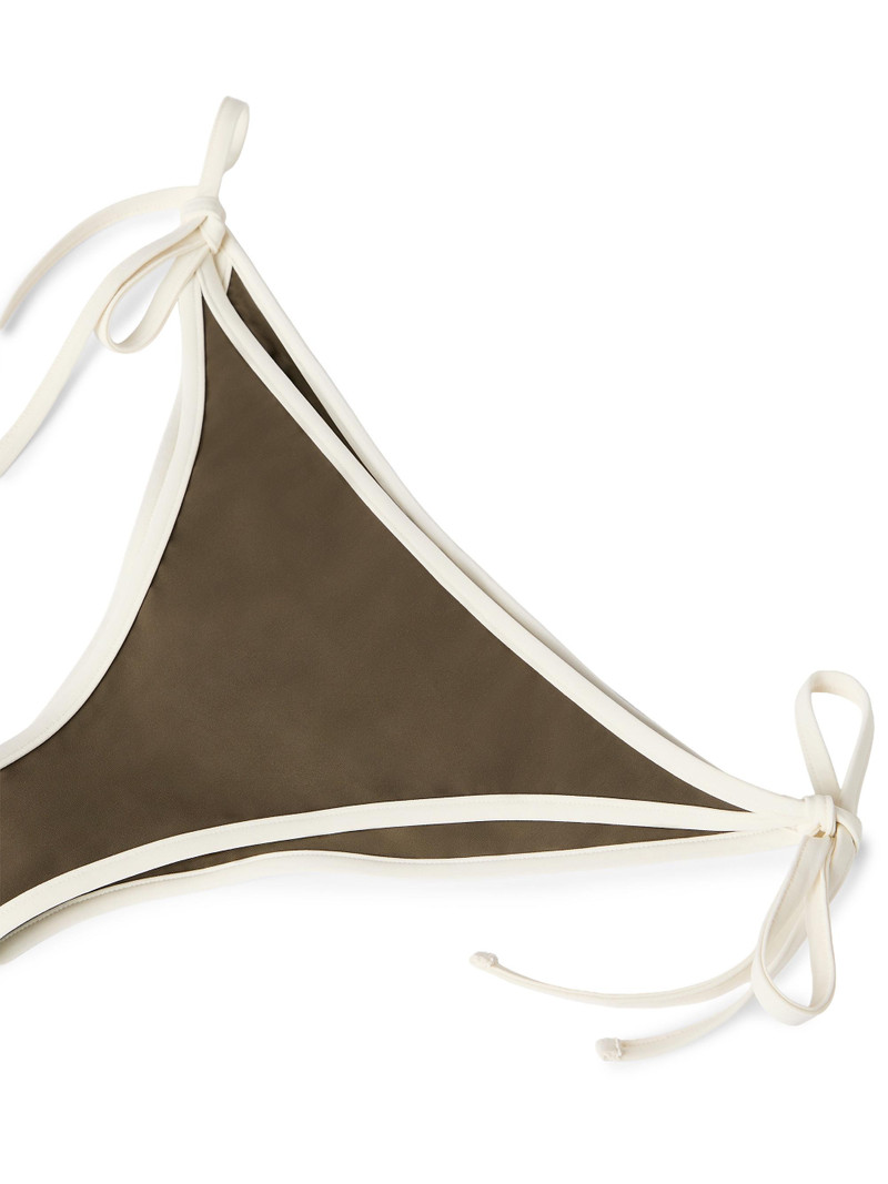 Women's Techno Jersey Bikini Bottoms - Military 4