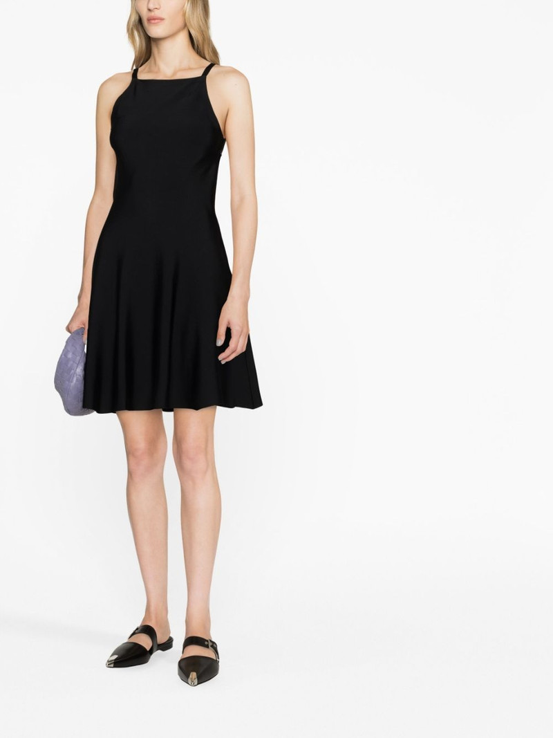 Prada sleeveless flared minidress outlook