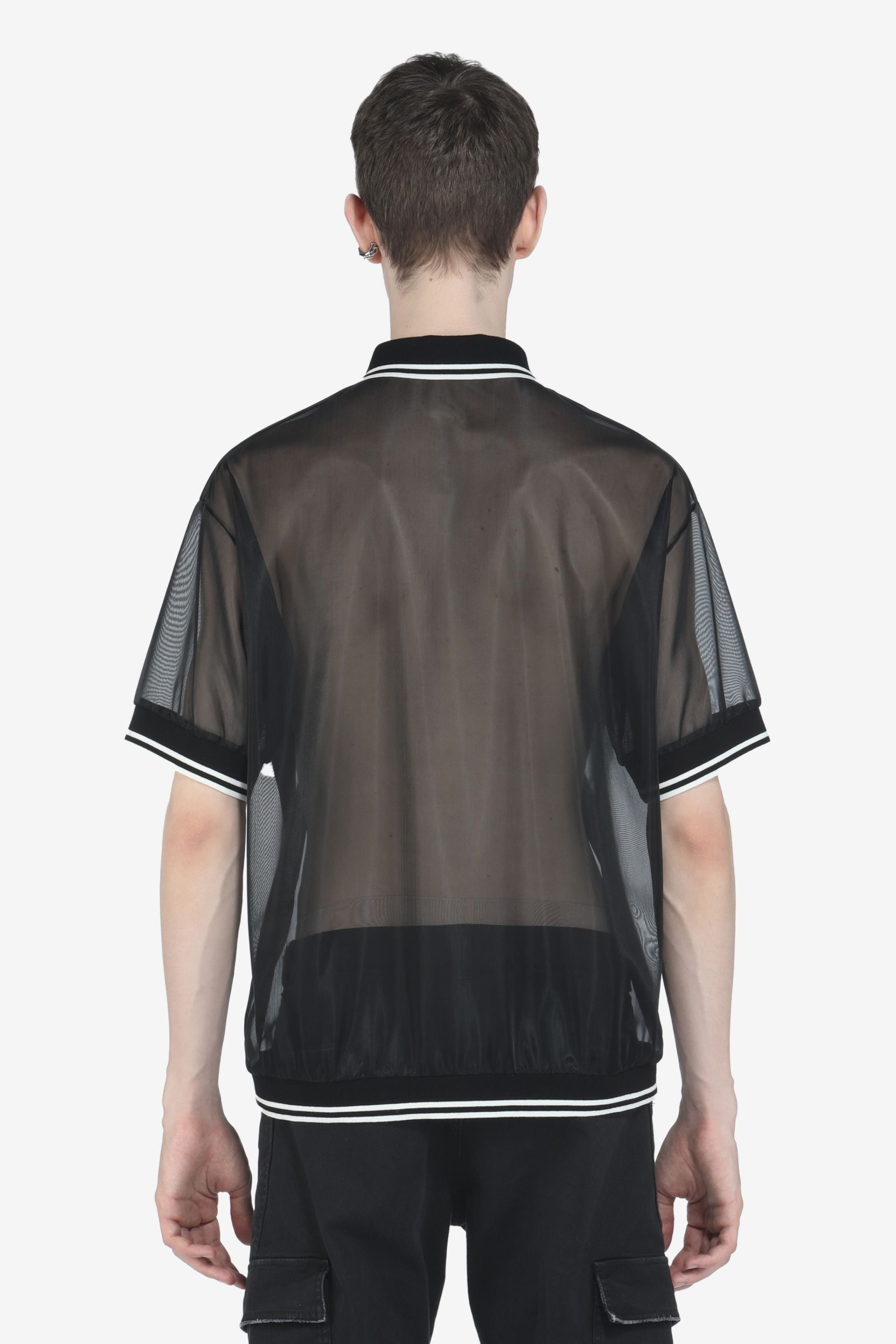 SHEER POLO SHIRT - 2