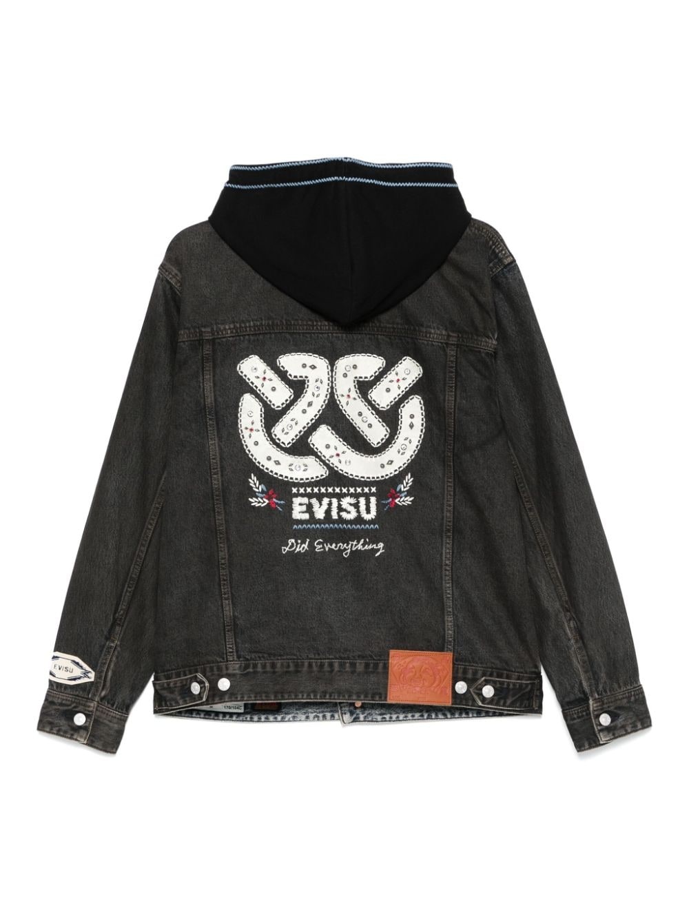 patchwork denim jacket - 2