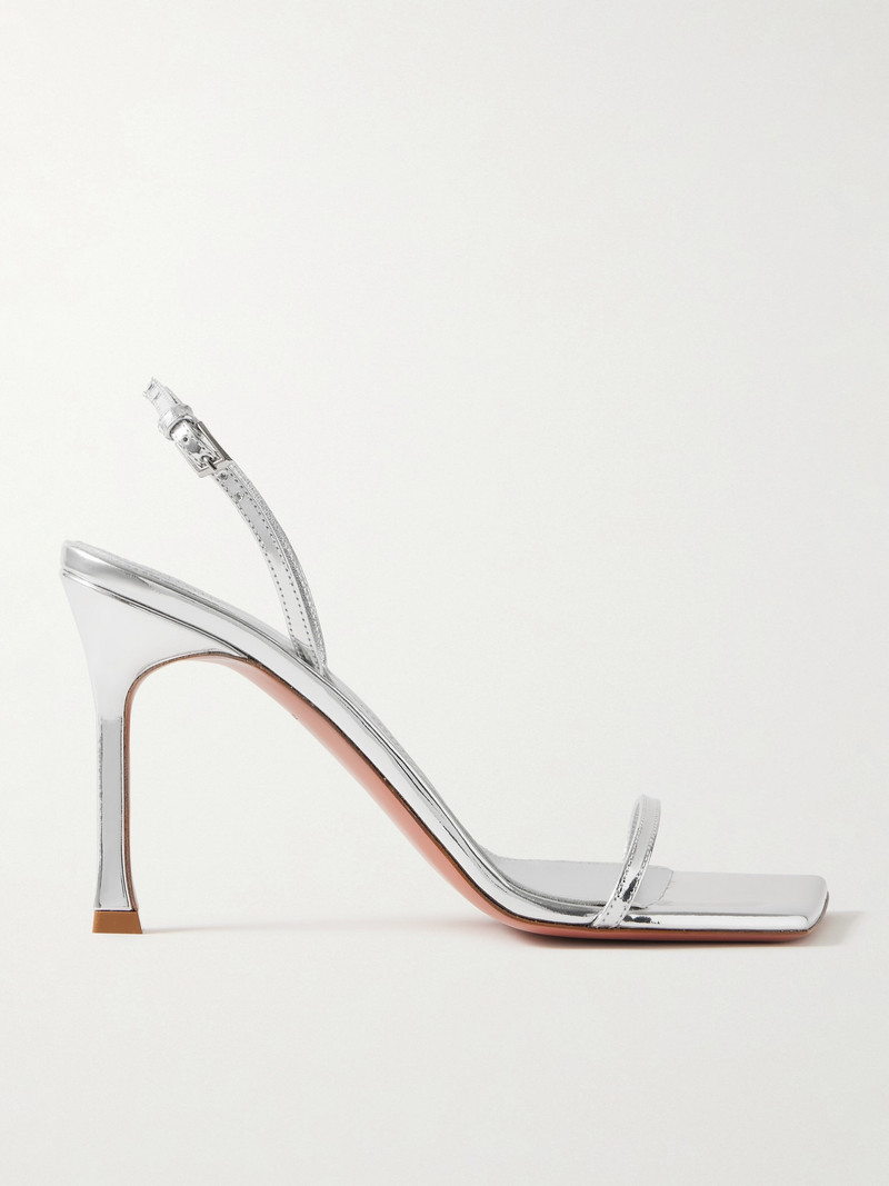 Maya Mirrored-leather Sandals 1