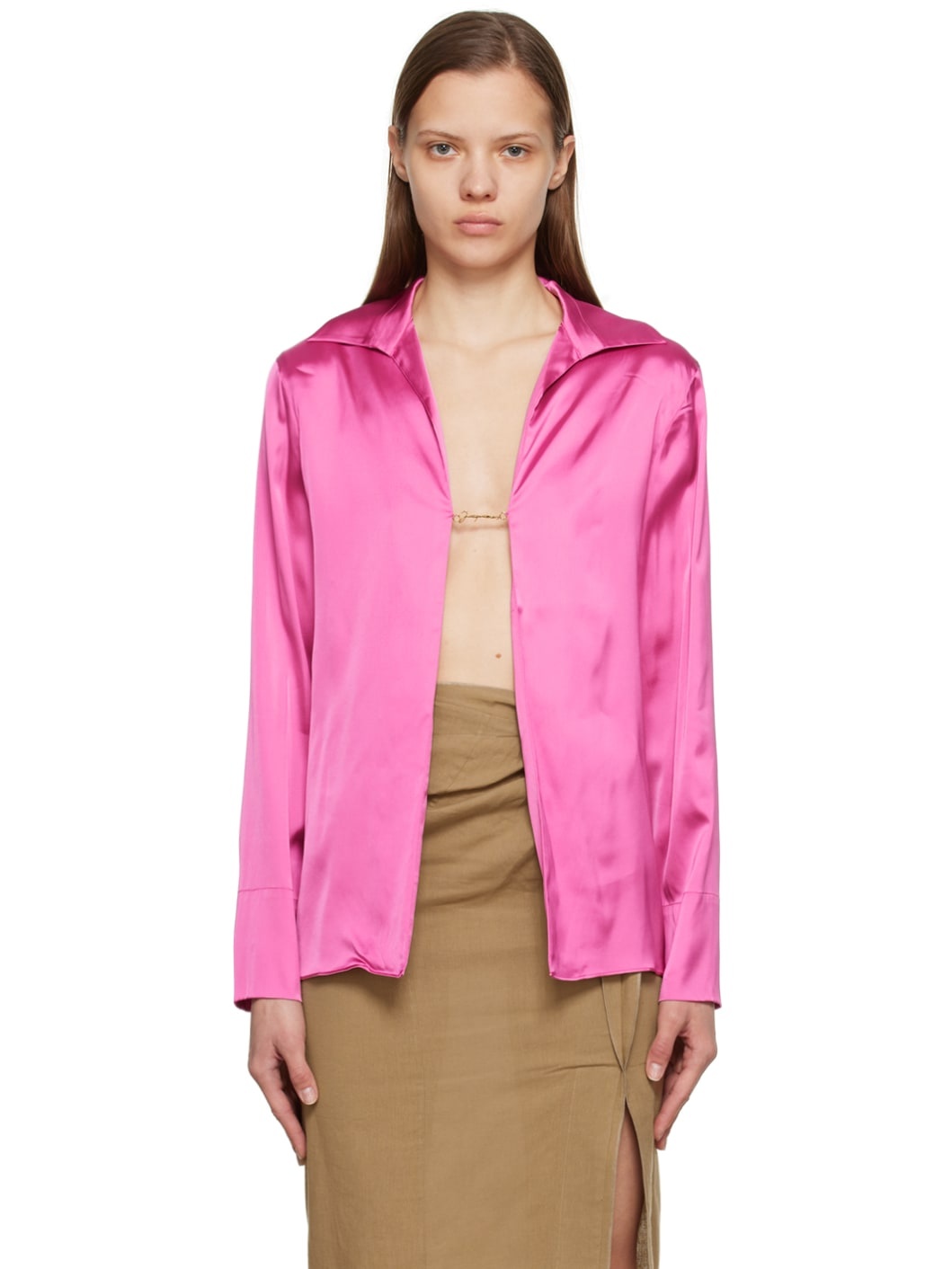 Pink Le Papier 'La Chemise Notte' Shirt - 1