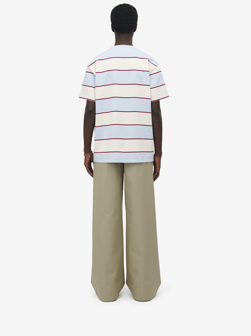 Inverted Skull Striped T-Shirt 5