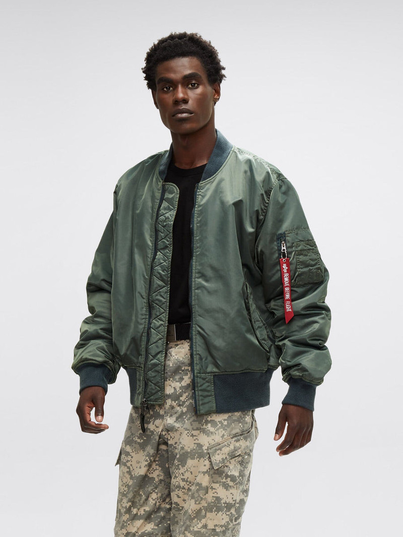 ALPHA INDUSTRIES MA-1 BATTLEWASH BOMBER JACKET outlook