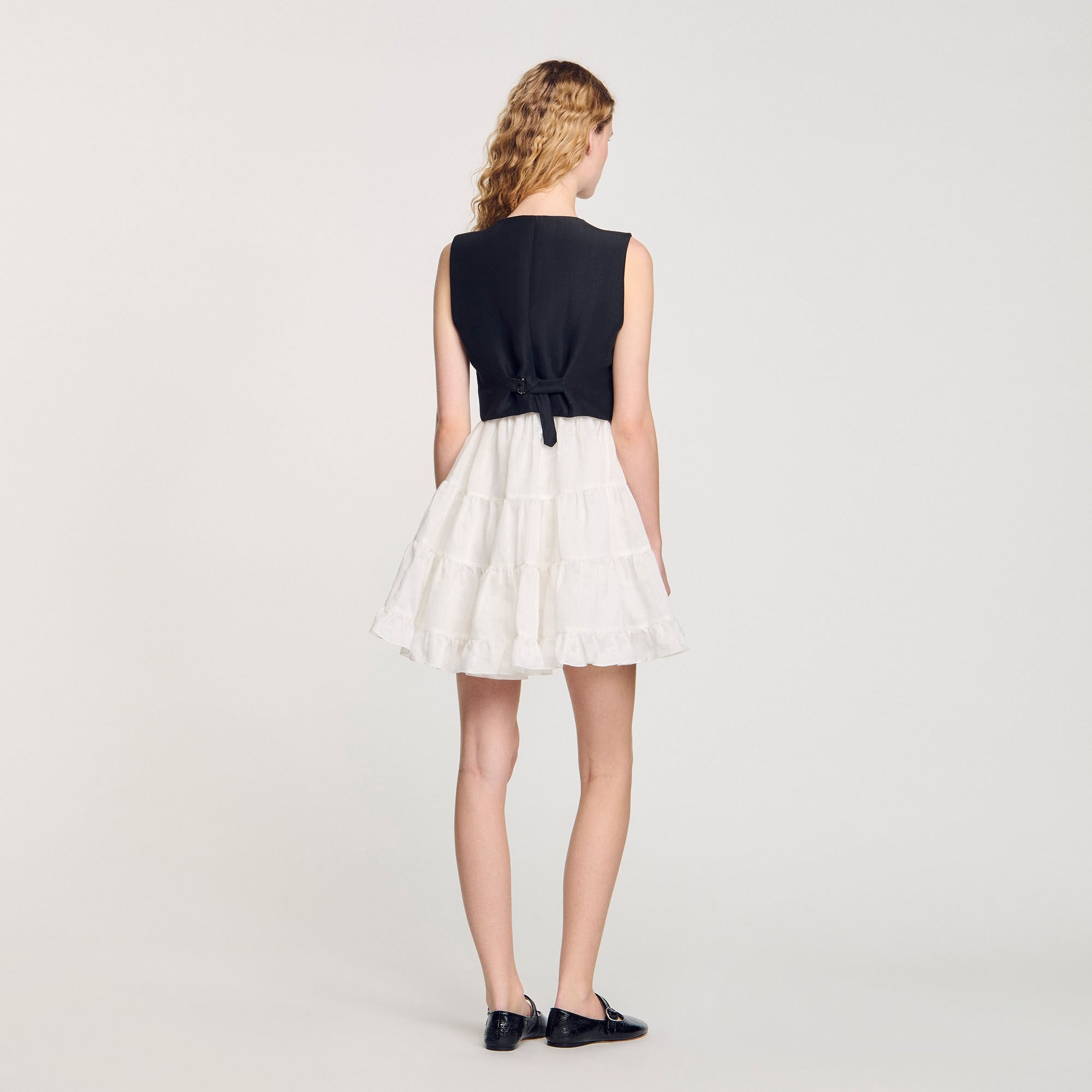 TWO-TONE MINI DRESS - 5