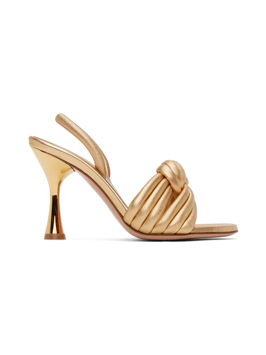 Gold Ottavia Heeled Sandals - 1