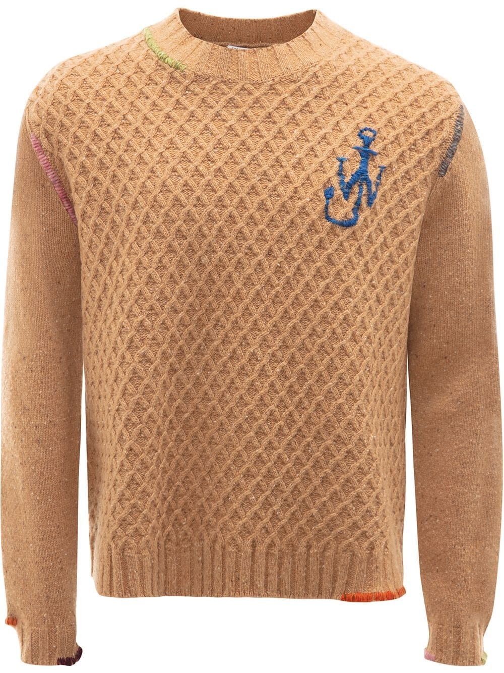 crew neck knitted jumper - 1