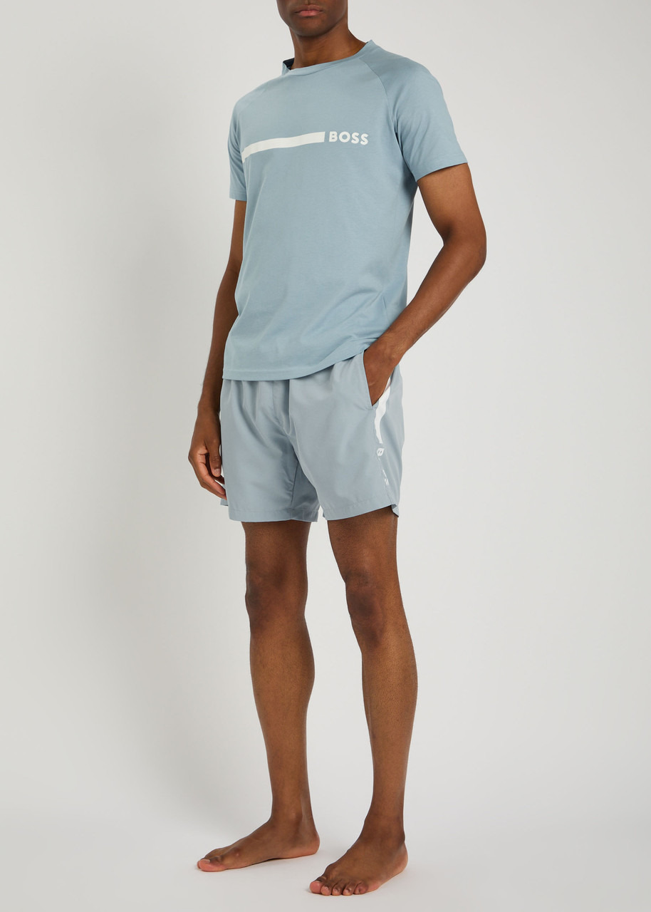 Boss Logo-print Shell Swim Shorts - 4