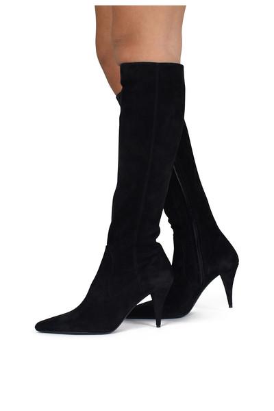 SAINT LAURENT Kiki suede boots outlook