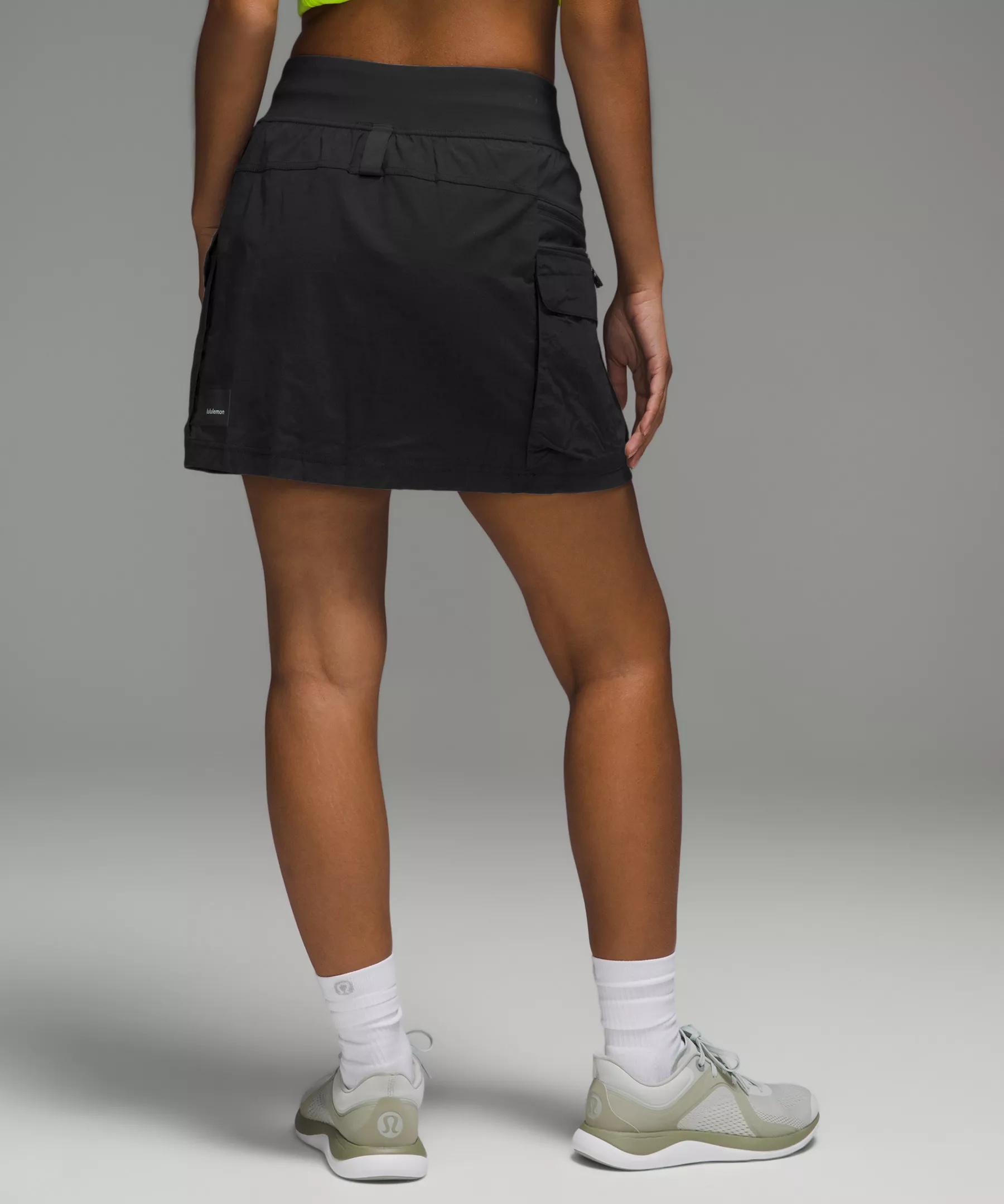 Multi-Pocket Cargo High-Rise Hiking Skirt - 3