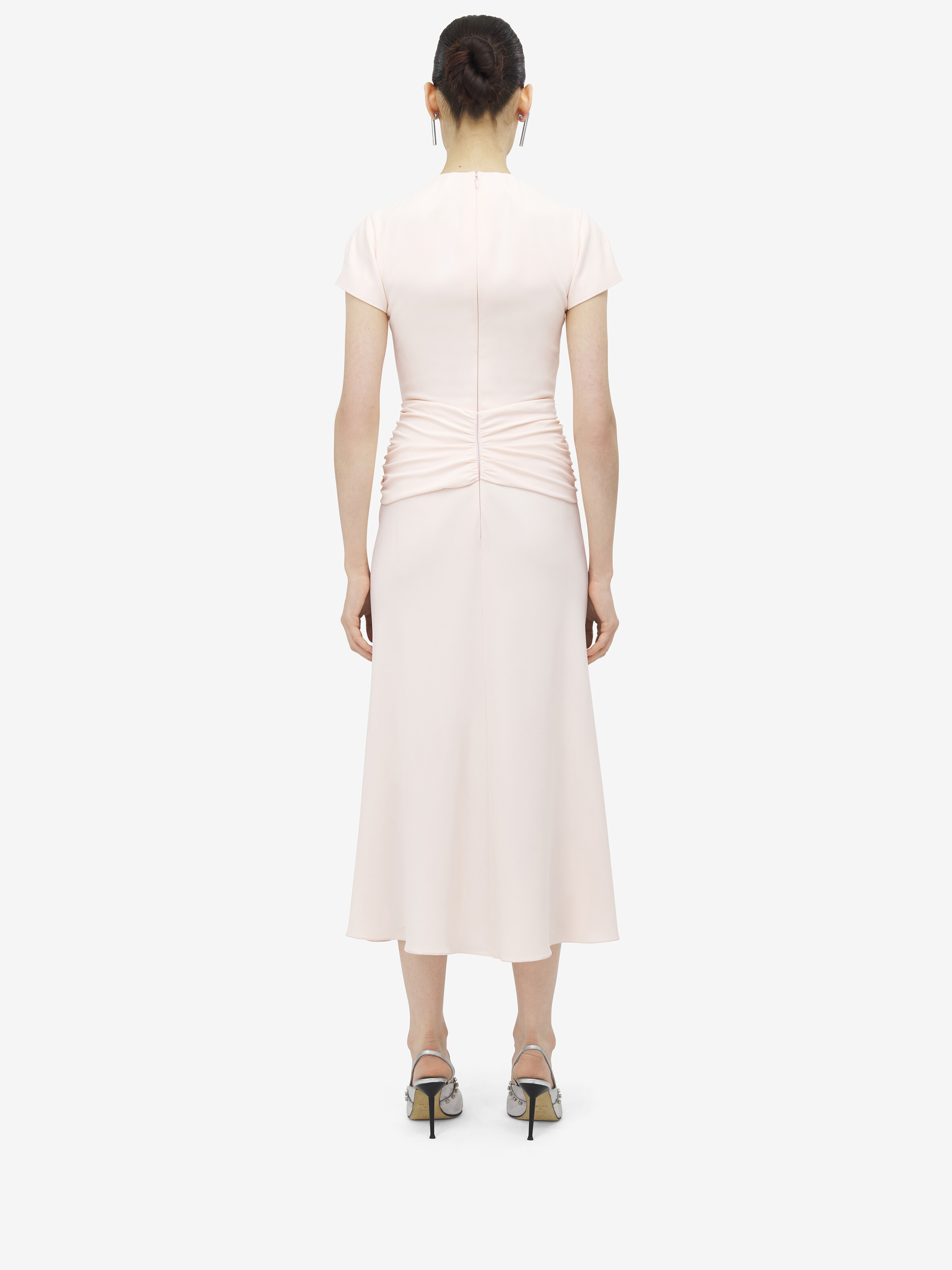 Knot Waist Midi Dress - 4