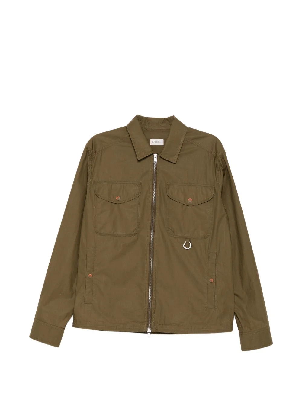 poplin long sleeve jacket - 1
