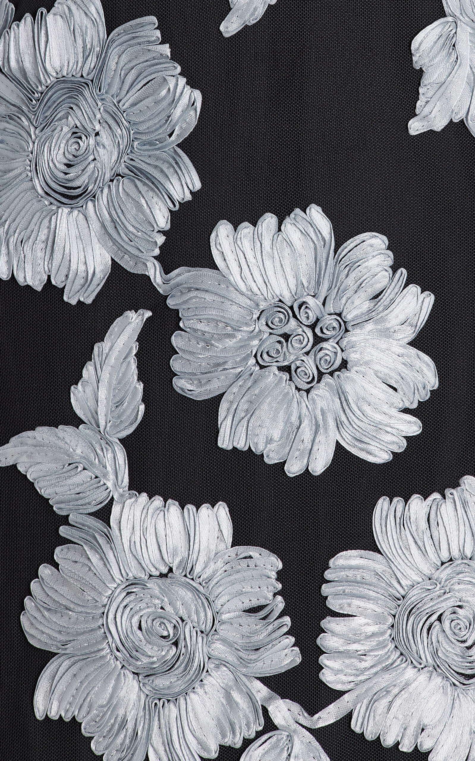 Floral Mesh Mini Dress grey - 5