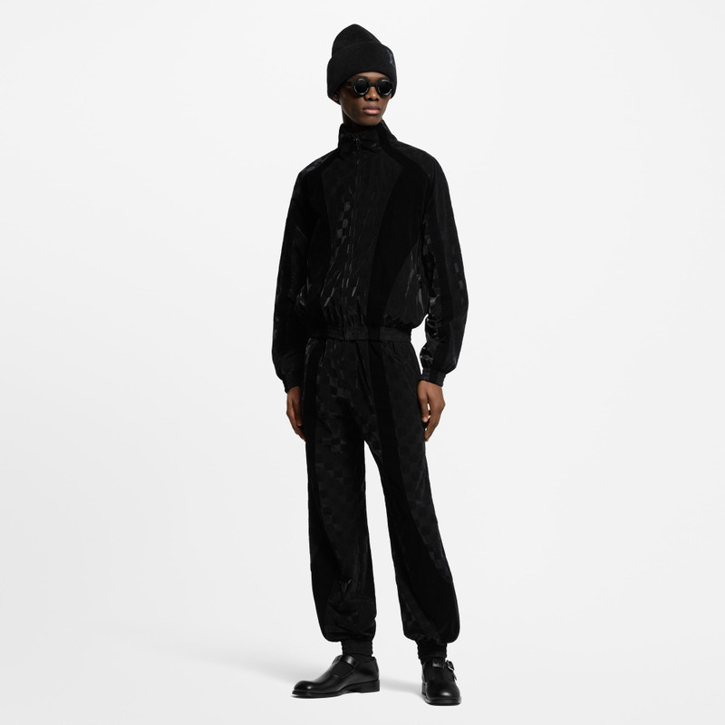 Louis Vuitton Flocked Damier Technical Tracksuit Top outlook