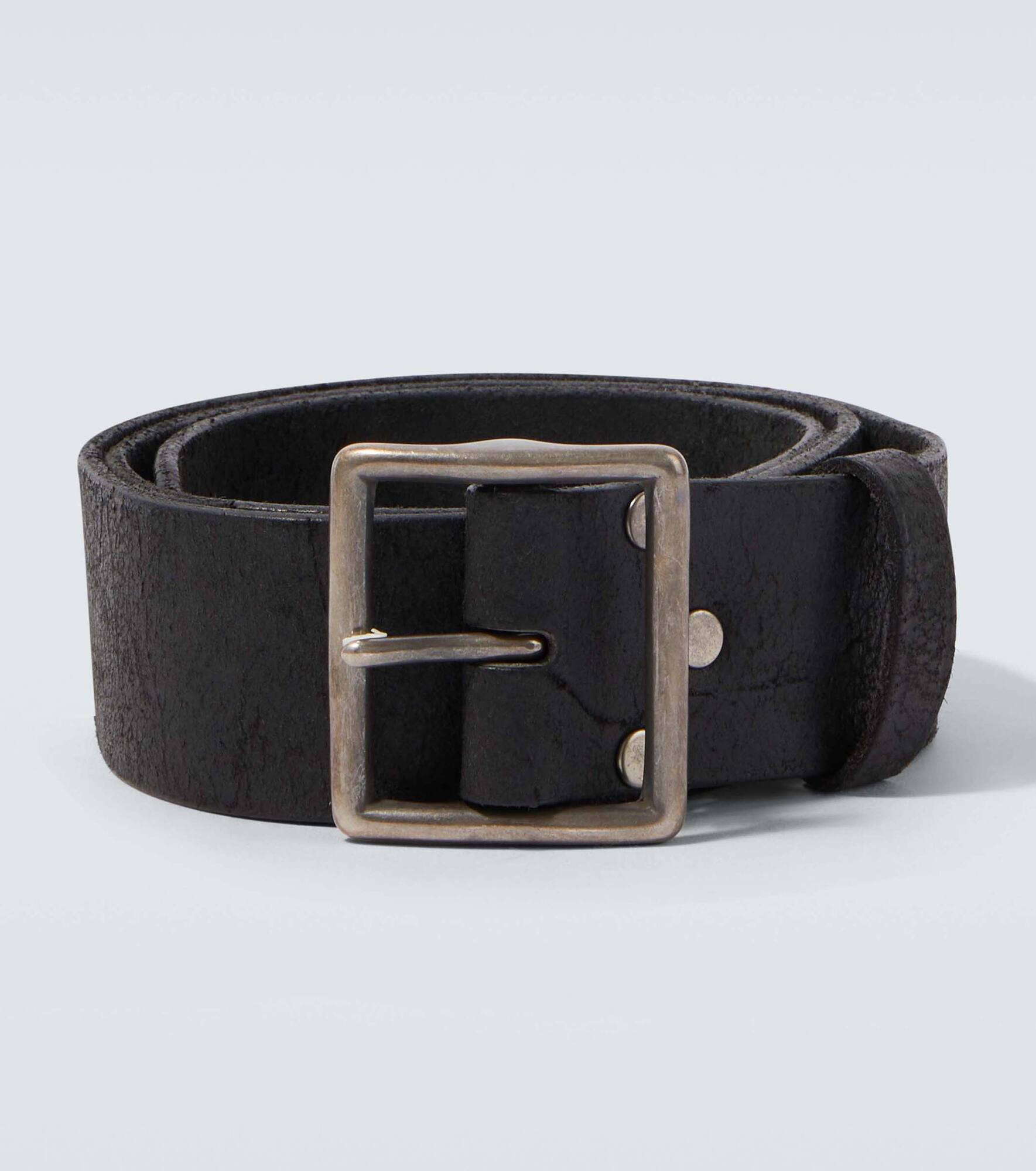Jones distressed leather belt - 1