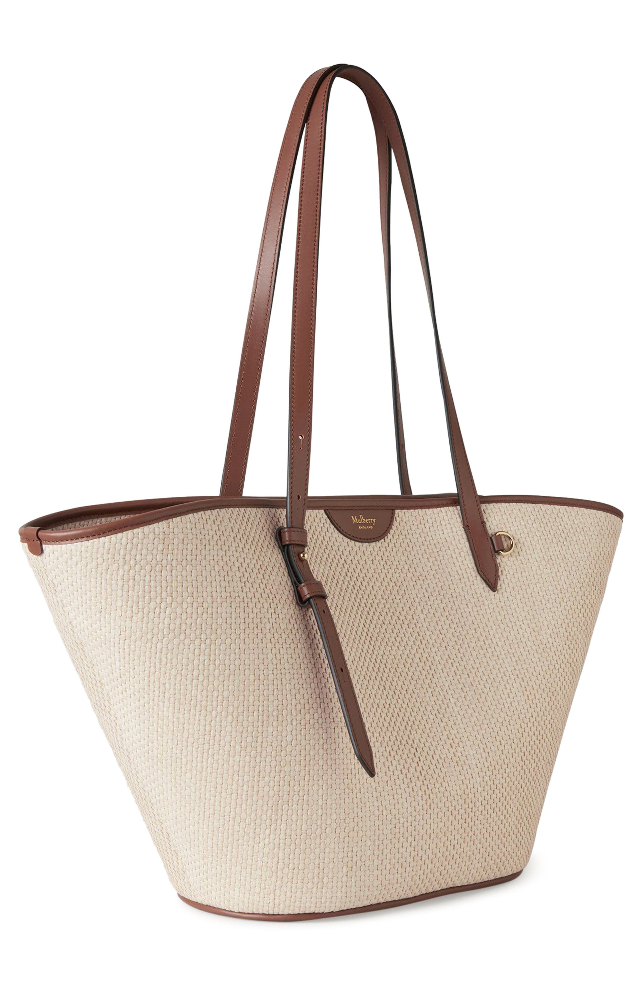 Mulberry Raffia Basket Tote in Oak at Nordstrom - 5