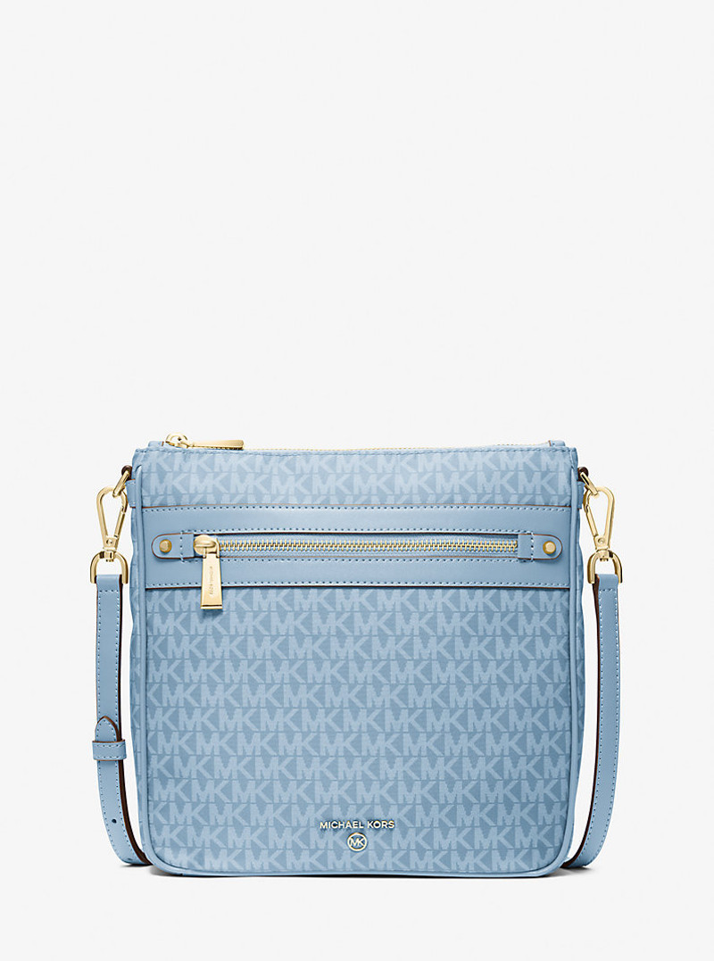 Jet Set Large Signature Logo Printed Crossbody Bag 1