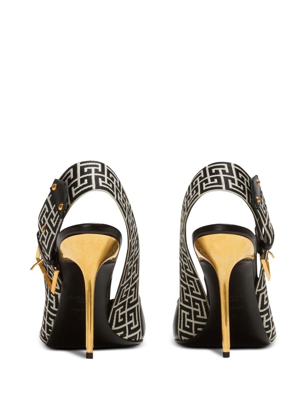 Ruby monogram slingback pumps - 4