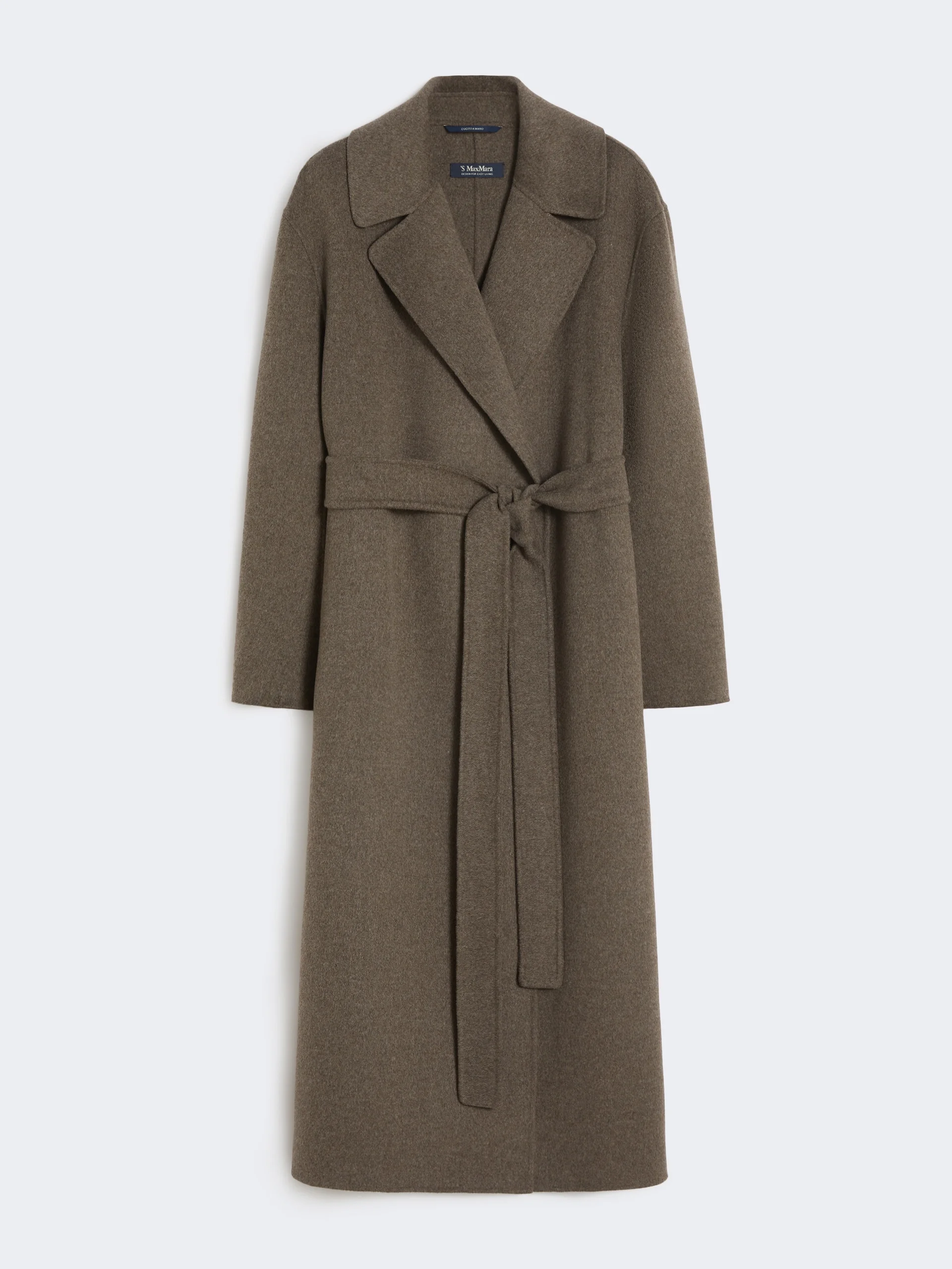 LUNA Wool robe coat - MUD - 1