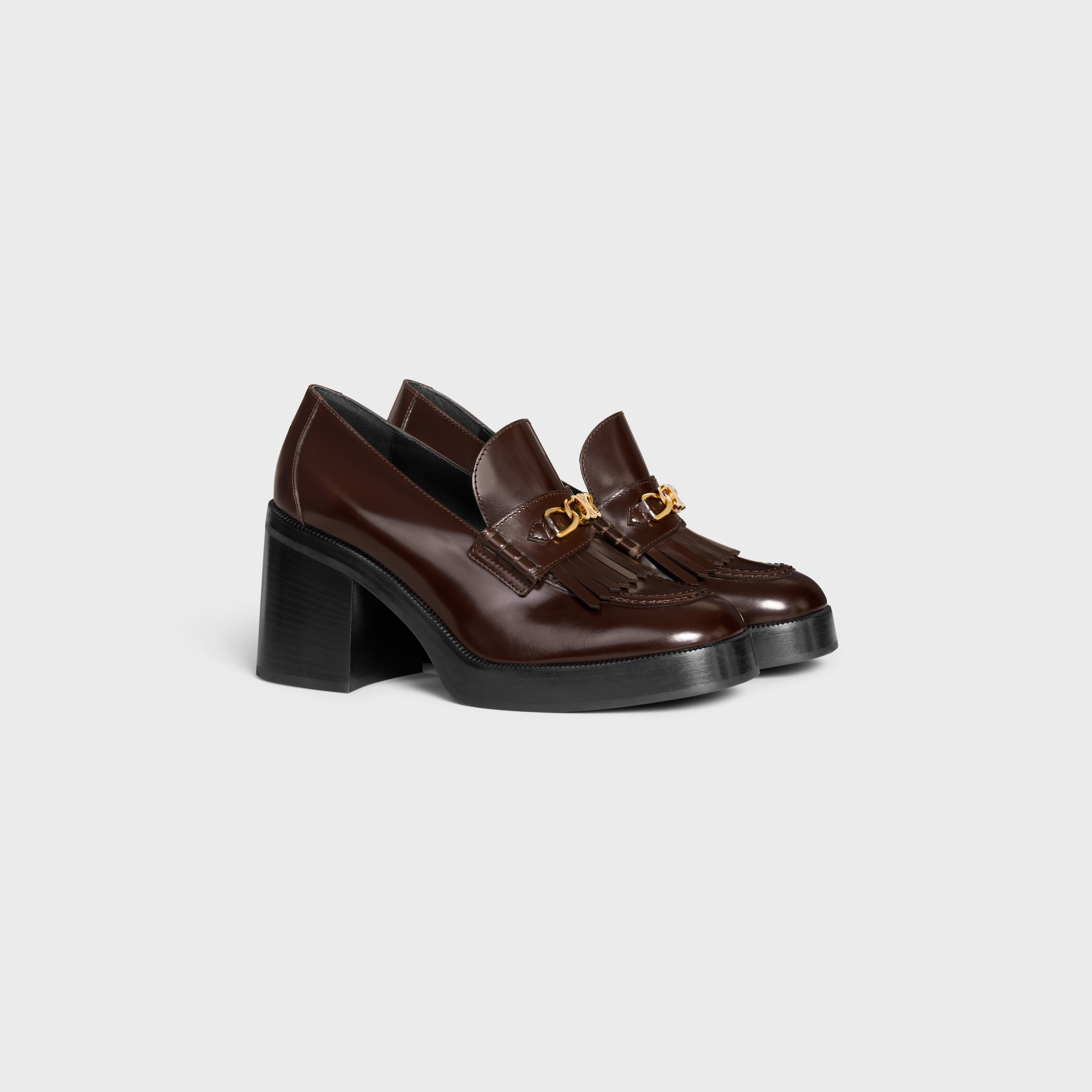 CELINE★CELINE TESS LOAFER in POLISHED BULL CELINE CELINE TESS LOAFER in POLISHED BULL | REVERSIBLE
