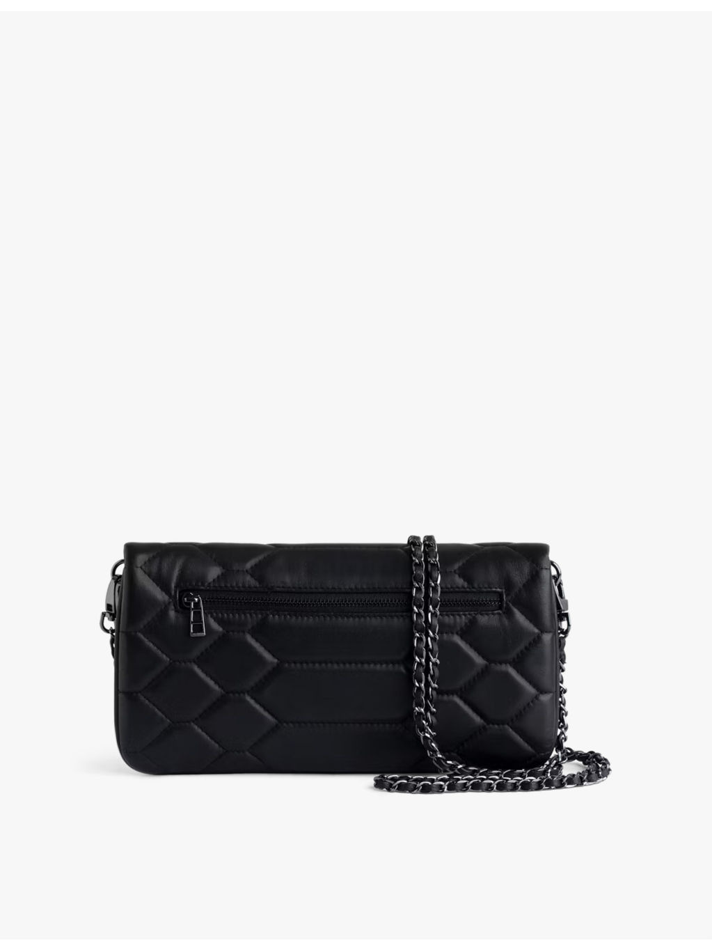Rock XL quilted-stitch leather clutch bag - 4