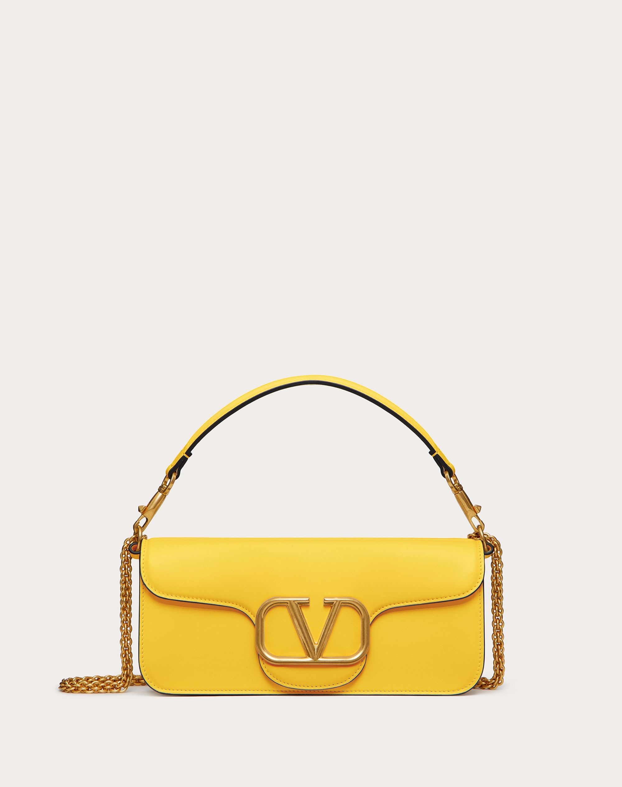 VLOGO SIGNATURE CALFSKIN SHOULDER BAG - 1