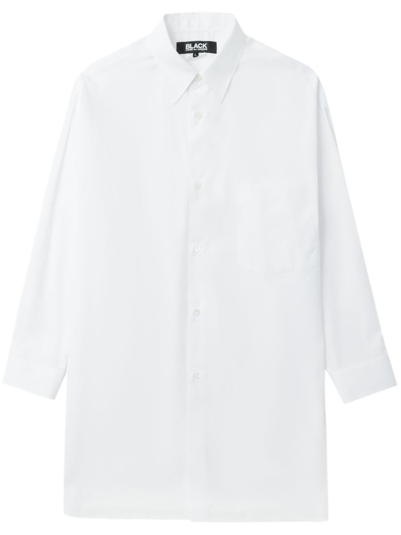drop-shoulder cotton shirt 1
