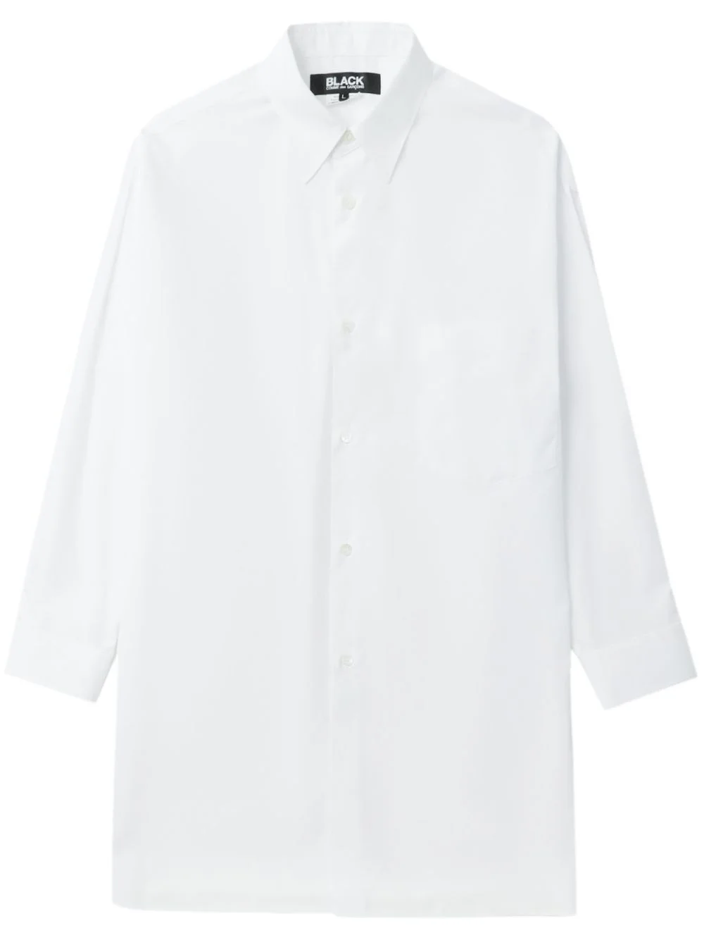 drop-shoulder cotton shirt - 1