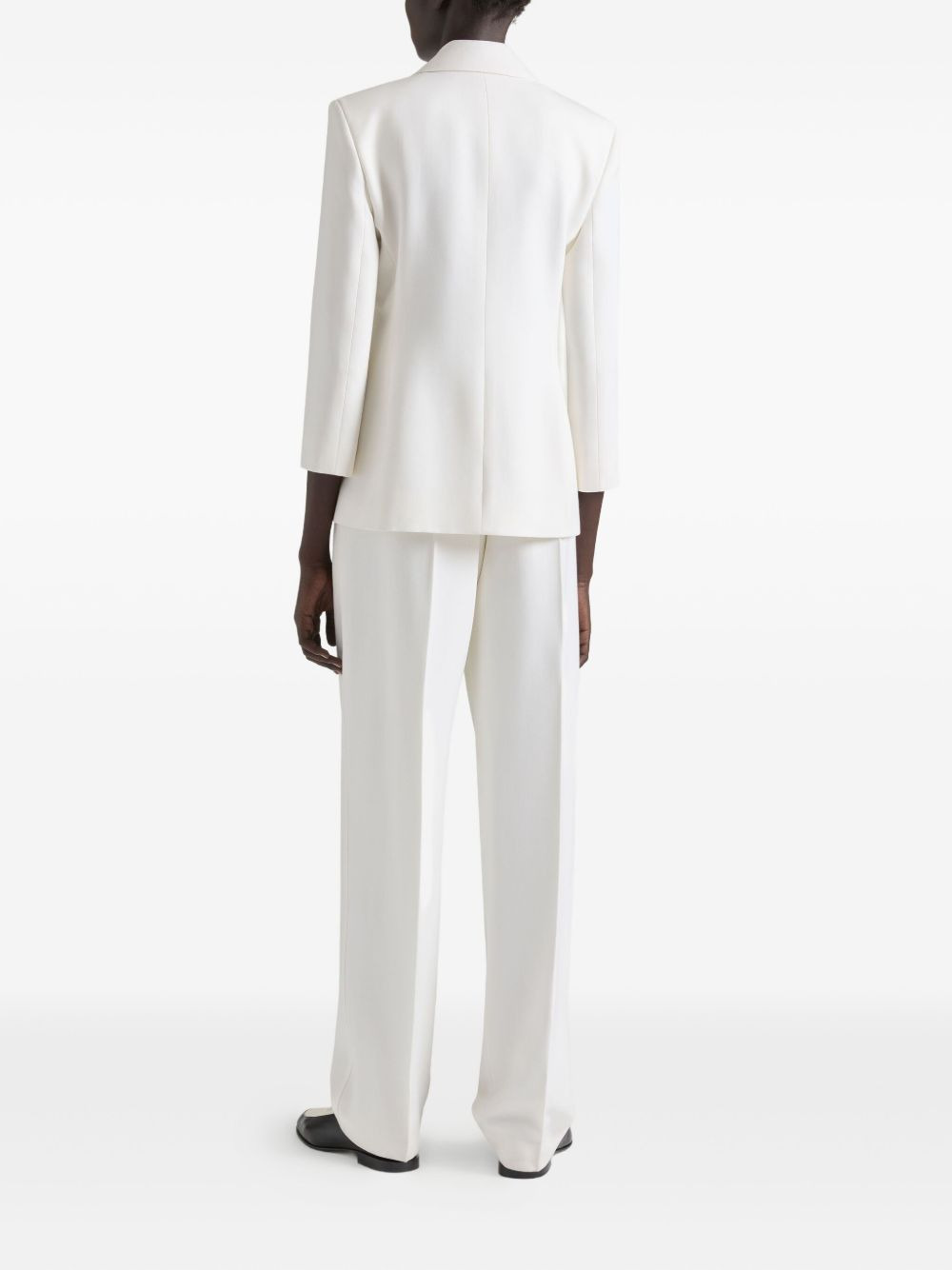 pleated wool trousers - 3