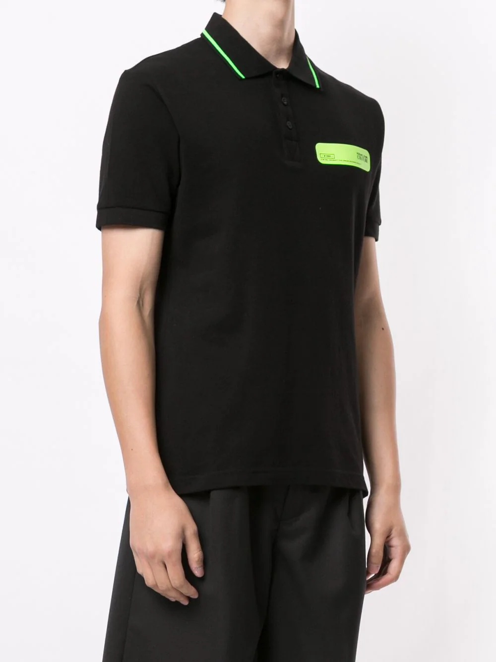 logo-print polo shirrt - 3