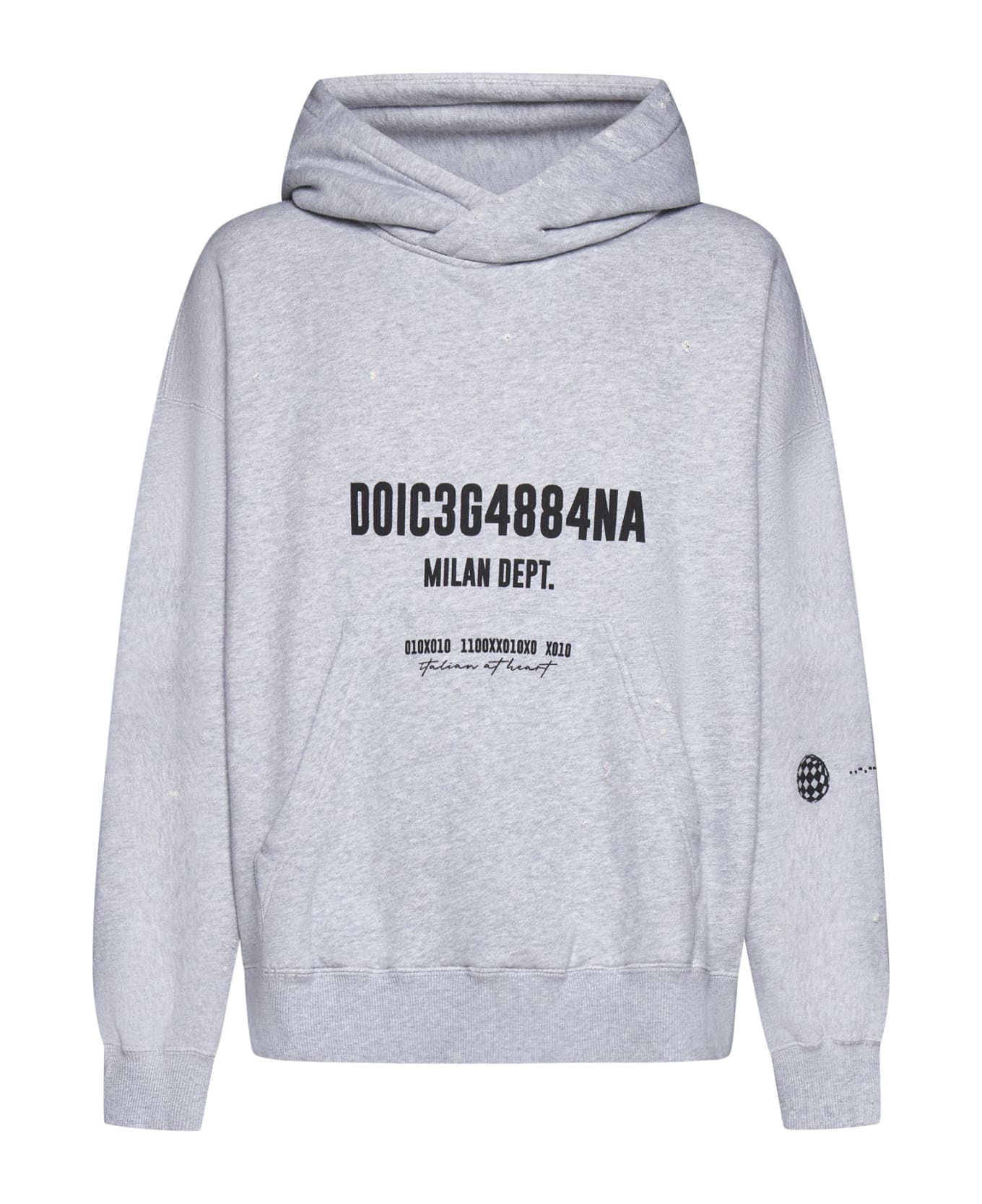 Logo Print Hoodie - 1