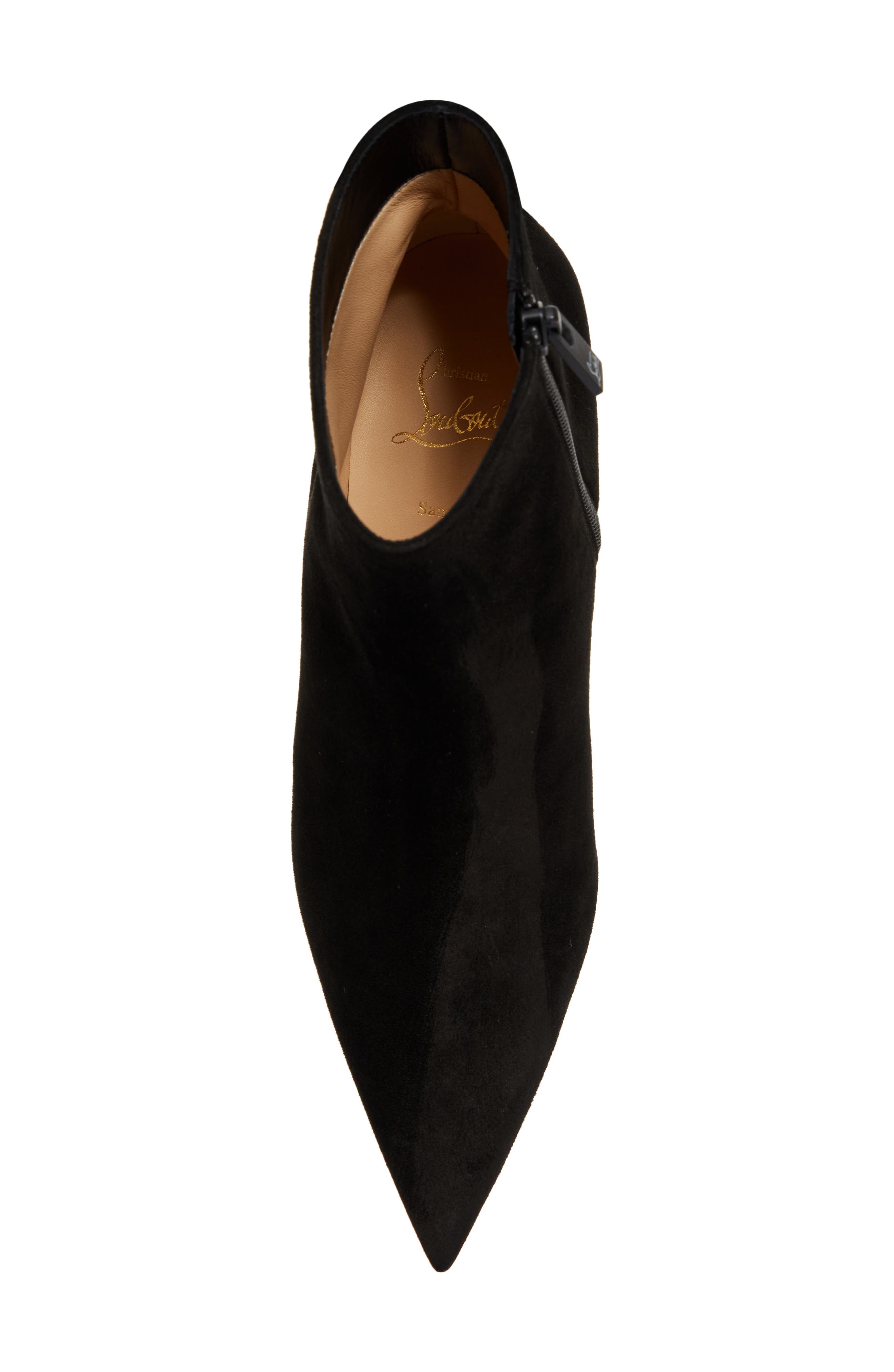 Christian Louboutin Condora Pointed Toe Bootie in Black at Nordstrom - 5