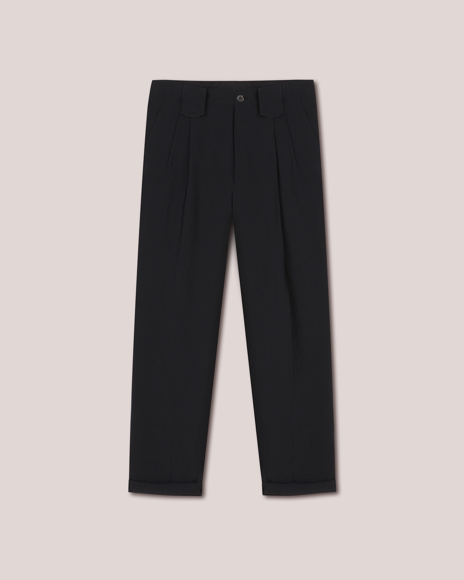 MATS - Pleated trousers - Black - 1