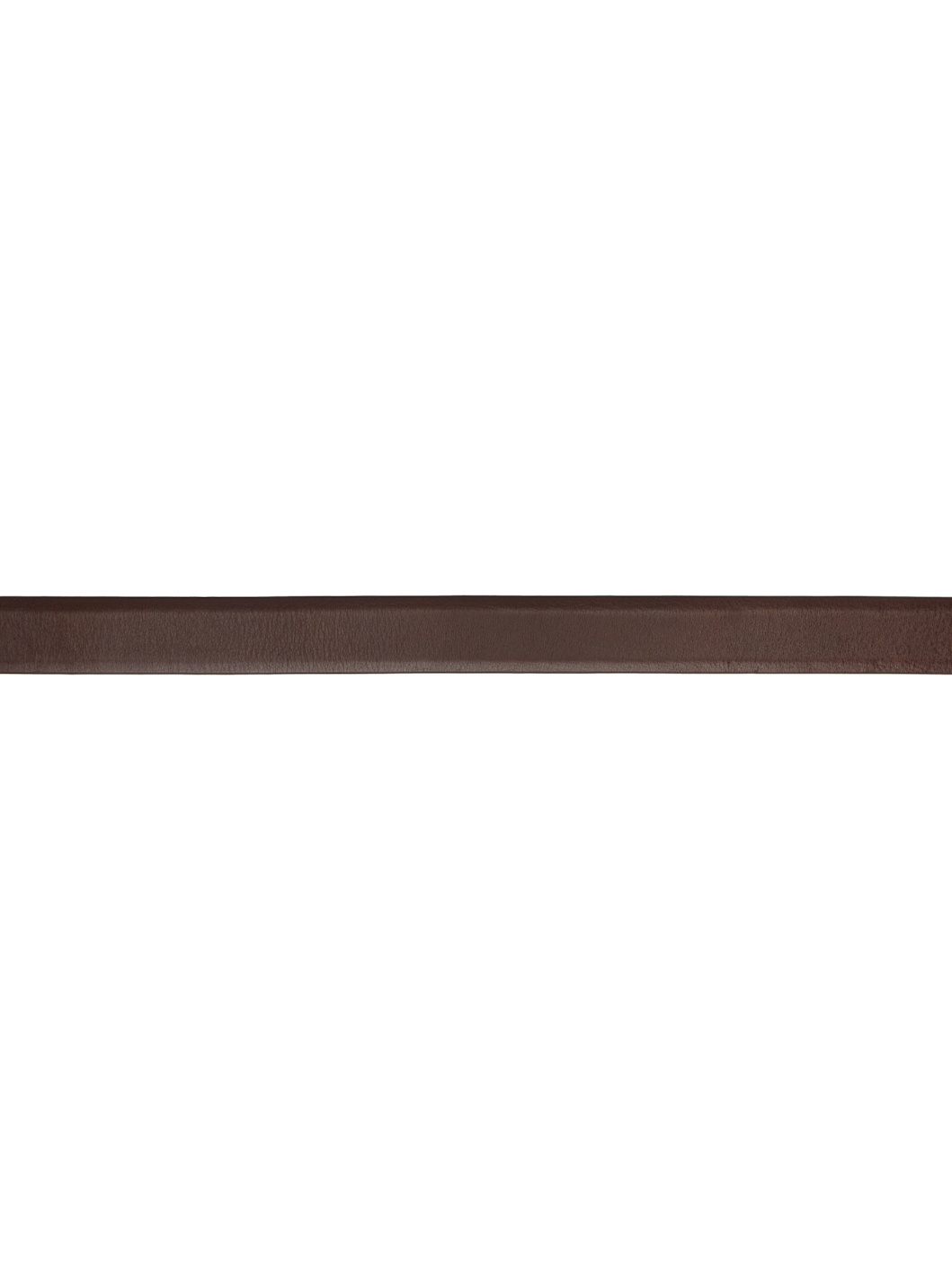 Brown Narrow Veg Tanned Leather Belt - 2