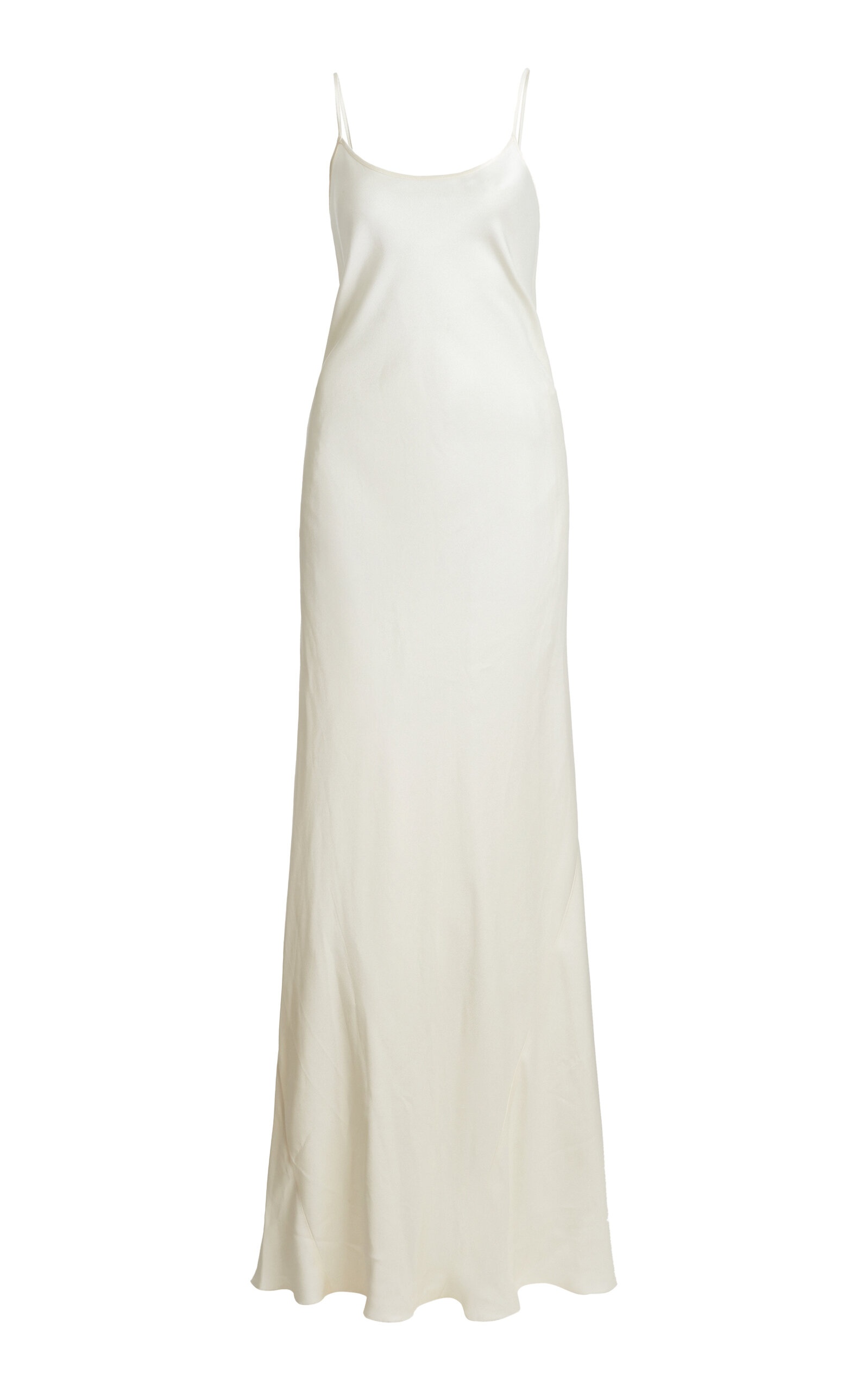 Satin Slip Dress white - 1