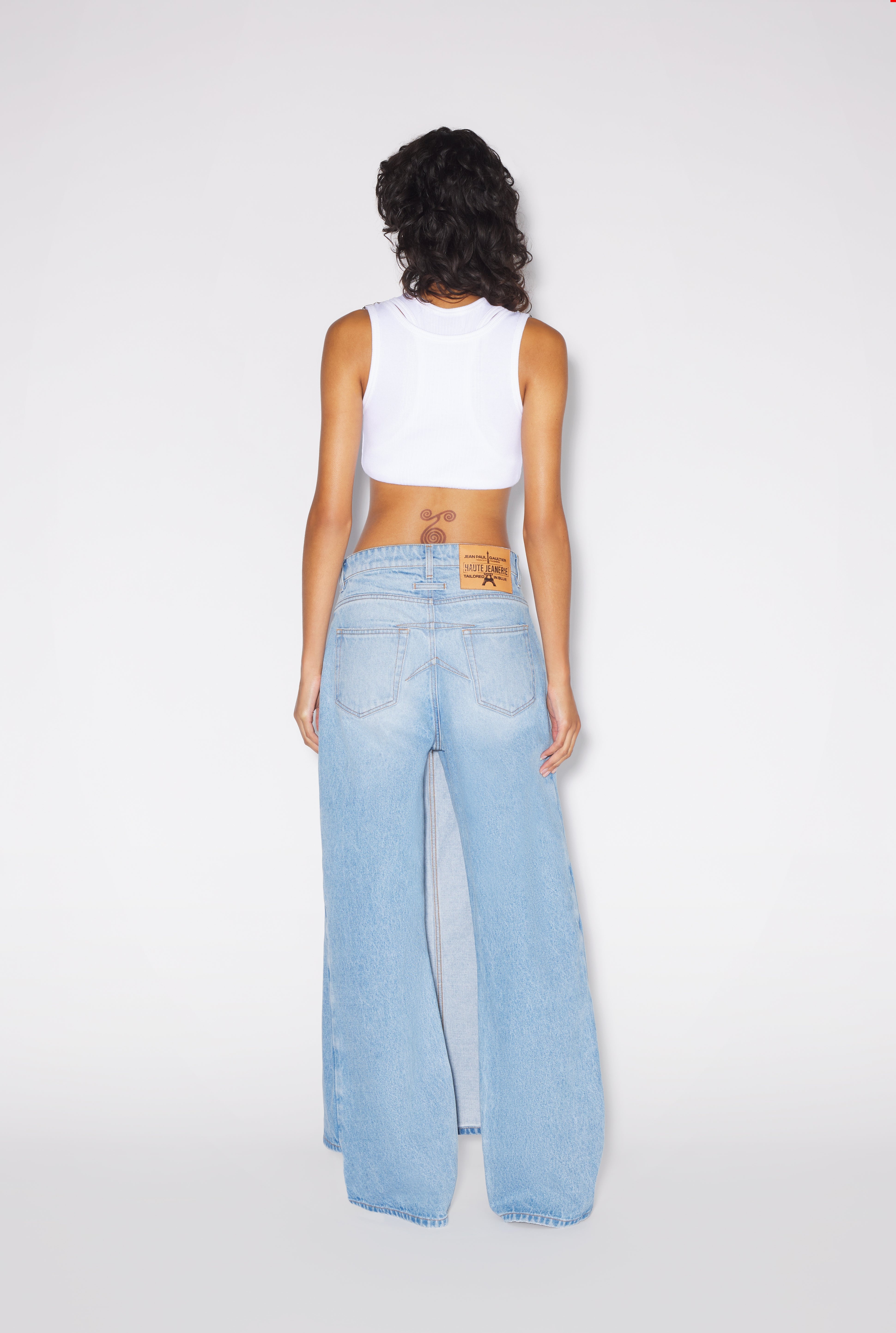 THE DENIM PANT SKIRT - 2