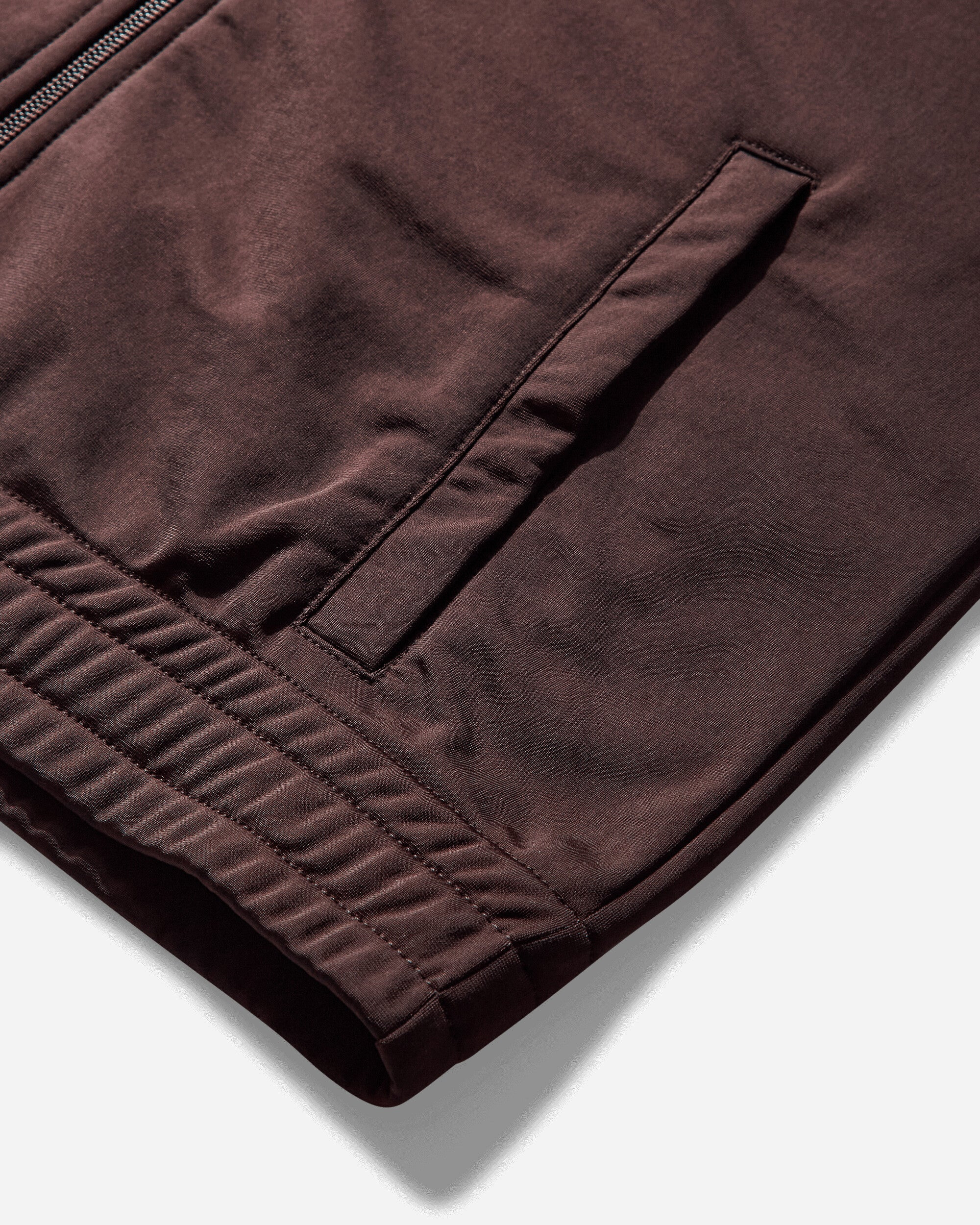 Men's Shrunken Track Jacket Brown - 4