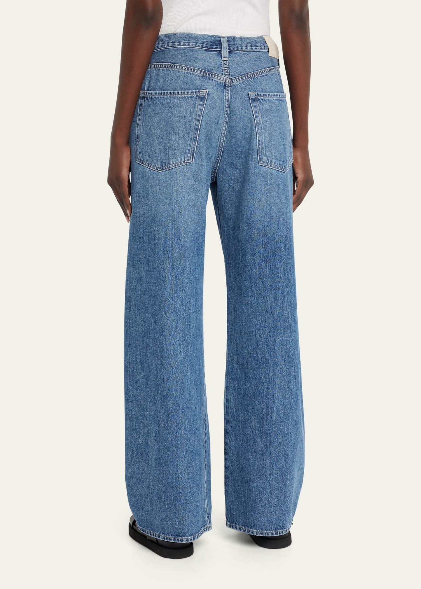 Brynn Drawstring Wide-Leg Trouser Jeans - 3