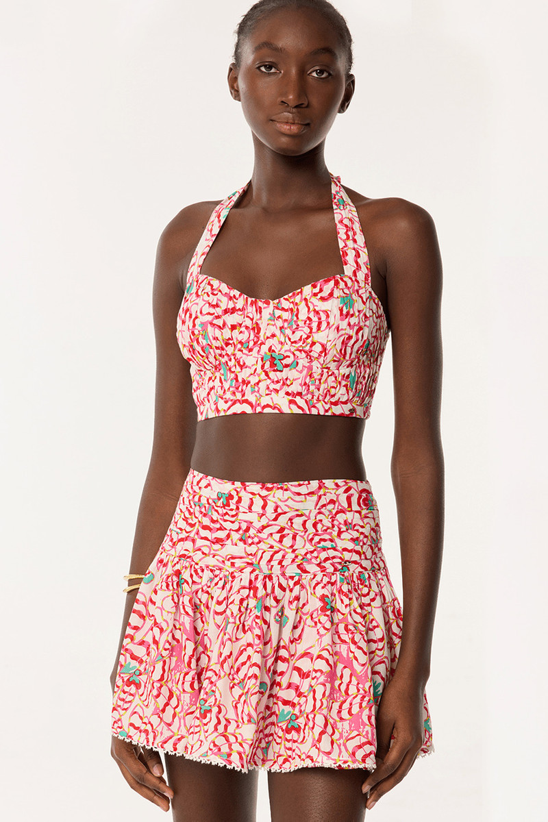 Top Carla - Pink Wings Flower 1