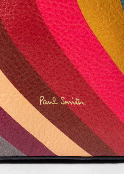 Paul Smith Leather 'Swirl' Phone Pouch outlook
