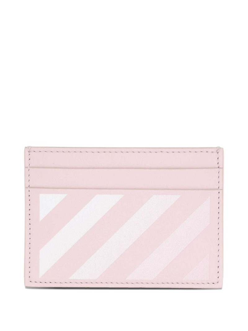 leather stripes cardholder 1