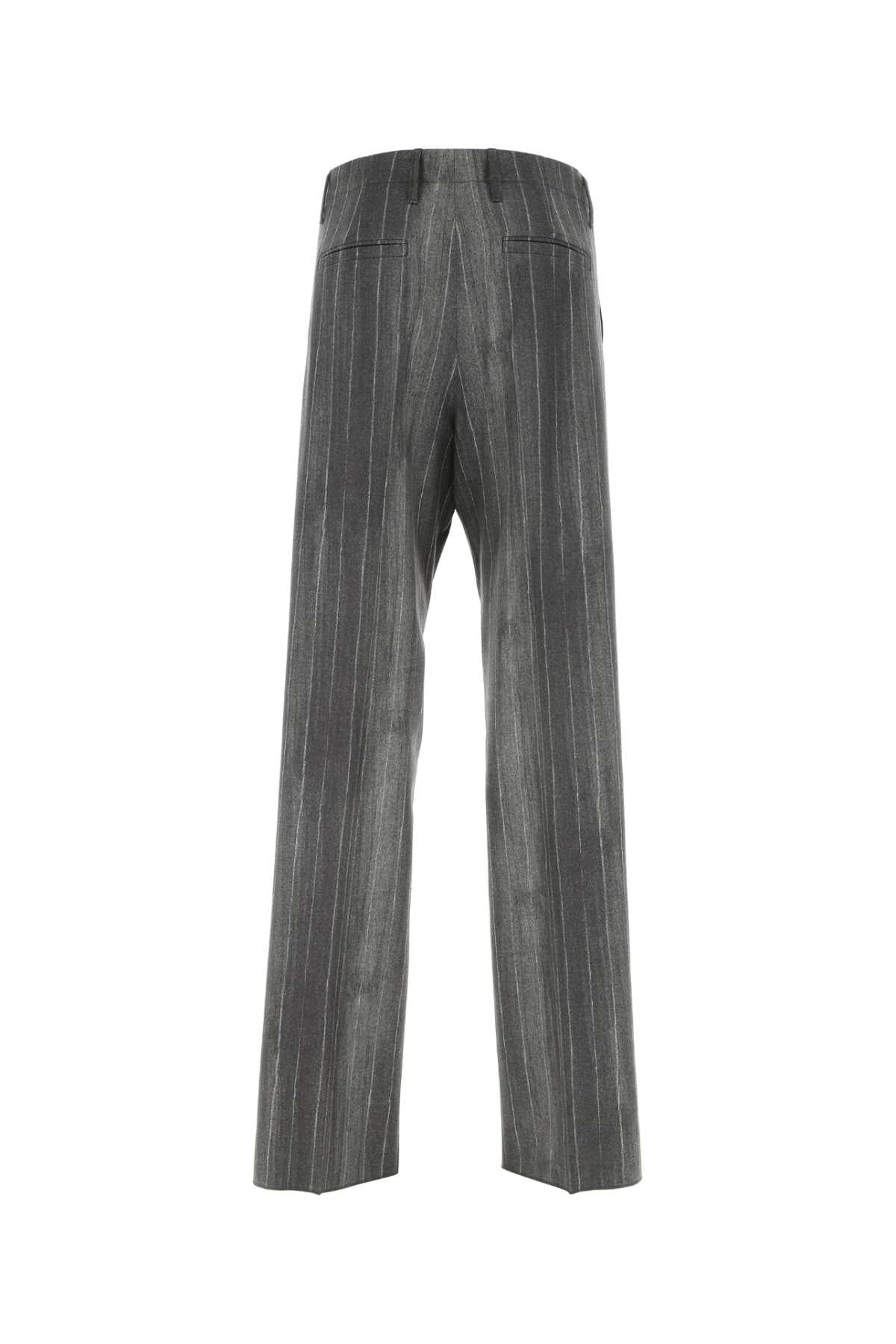 Versace Men Printed Wool Pant - 2
