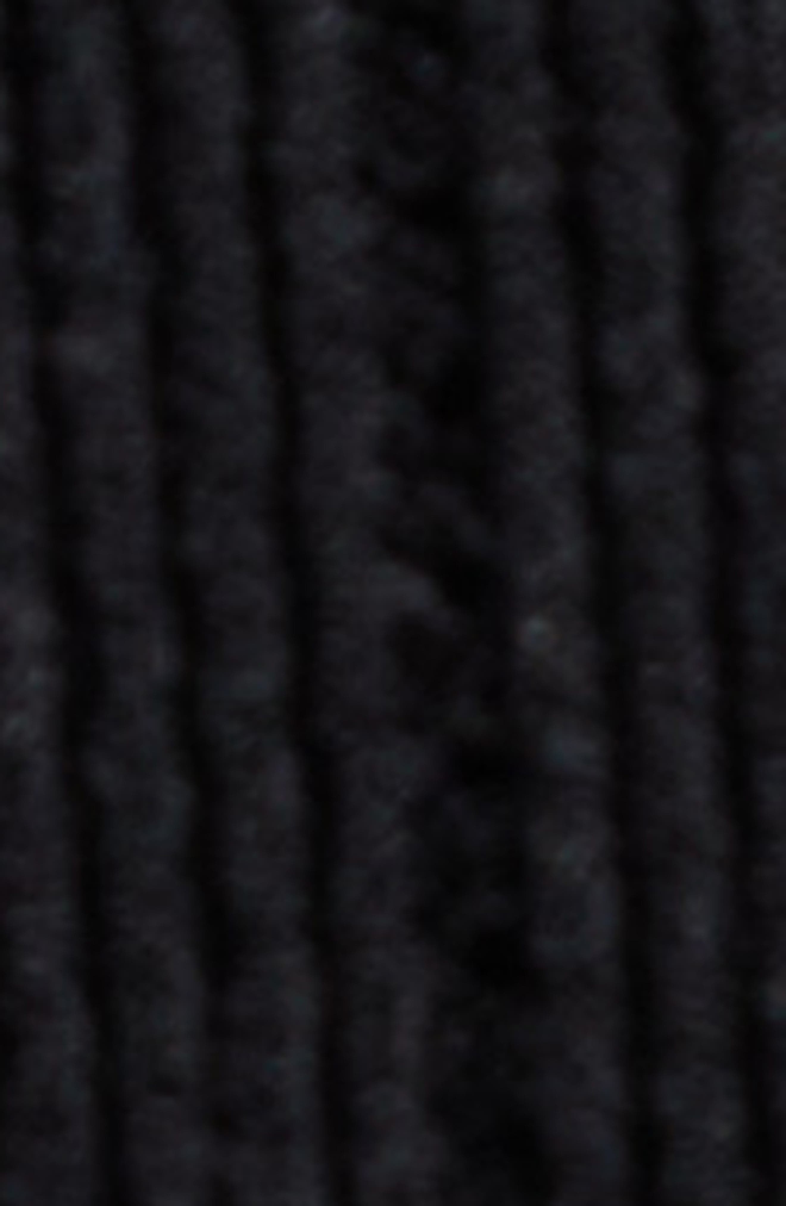 Balmain Button Detail Rib V-Neck Cardigan in Black at Nordstrom - 7