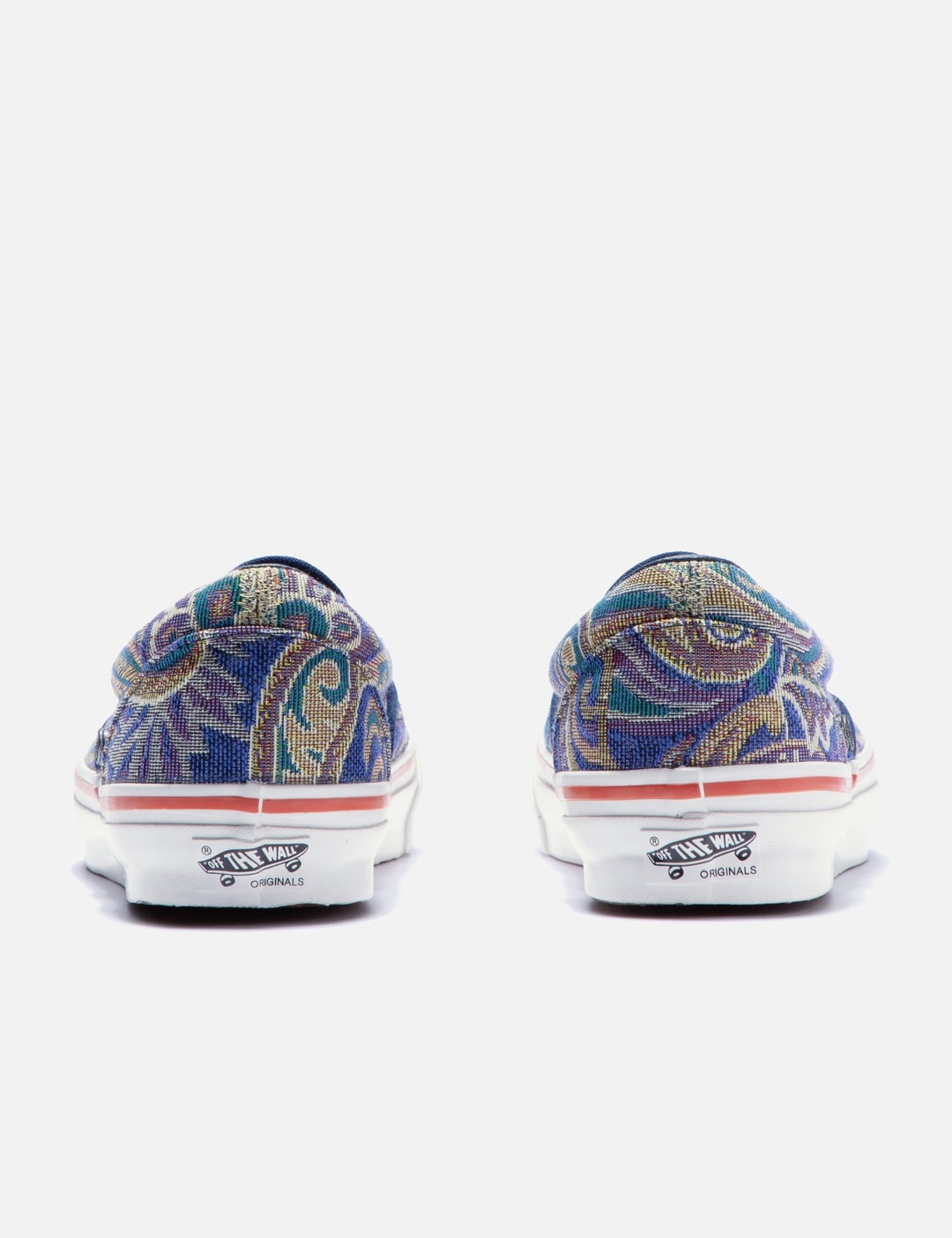 VANS VAULT X NIGEL CABOURN OG CLASSIC SLIP-ON LX NIGEL CABOURN PAISLEY VINTAGE BLUE - 3