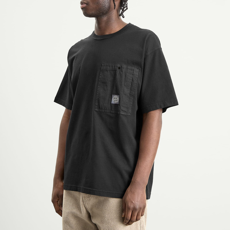 Stone Island Patch Logo Pocket T-Shirt 5